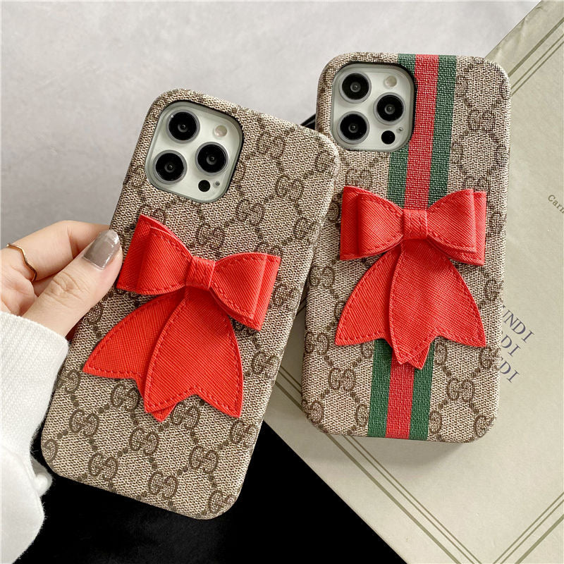 Red Printed Phone Case For iPhone