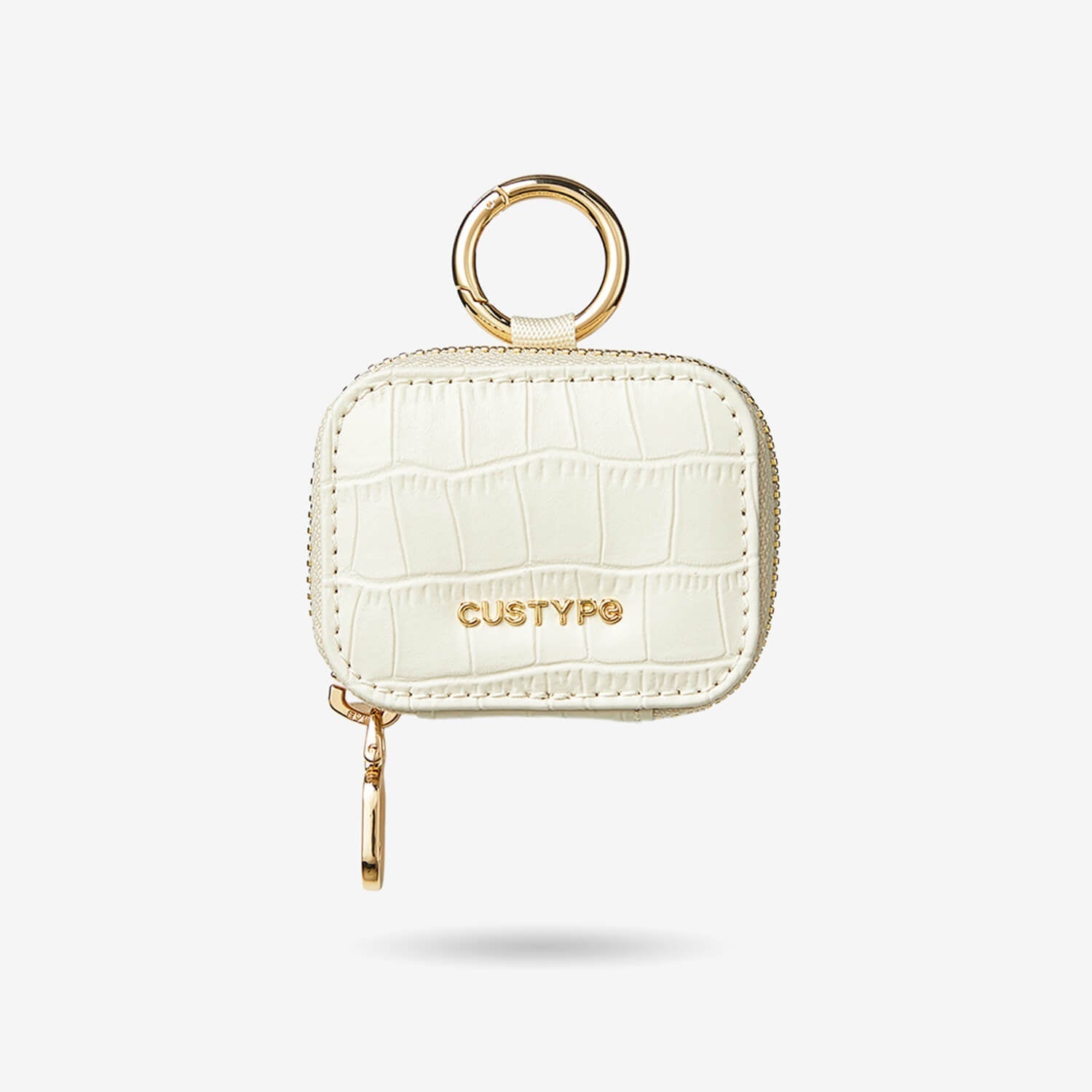 AirPods Pouch- Crocodile Zipper AirPods Case