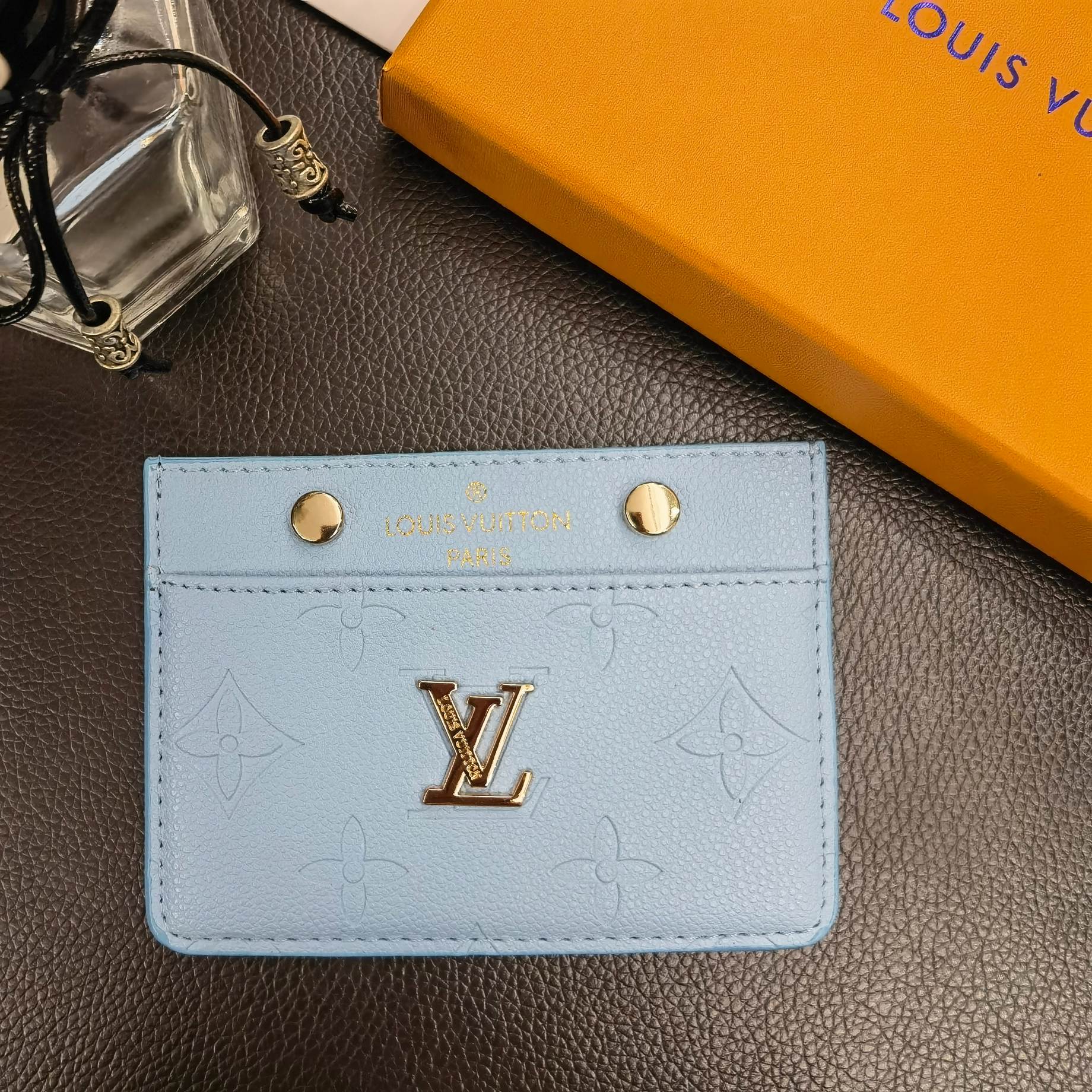 LV Signature Slim Card Holder Wallets