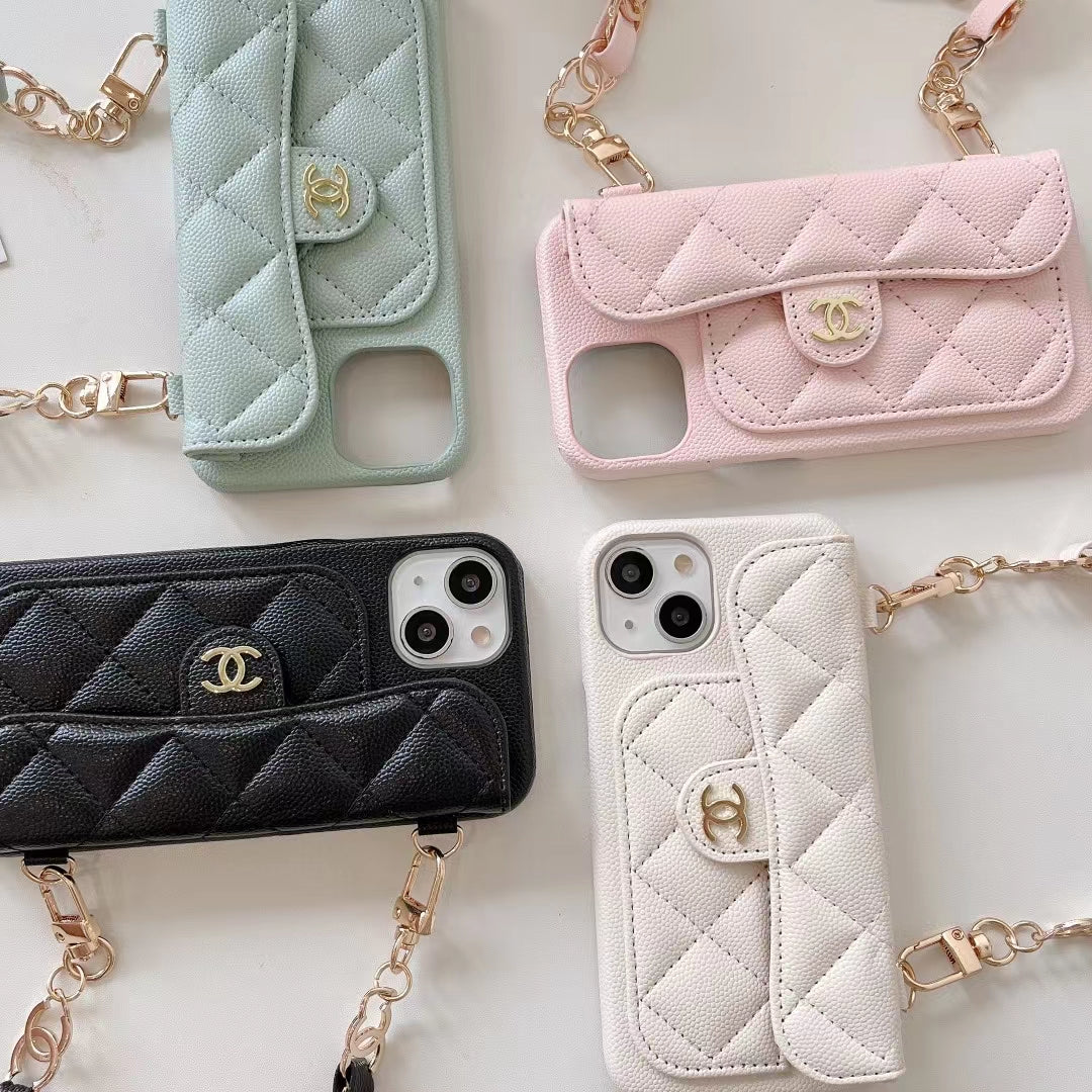 CN Pastel iPhone Cases Bag With Strap