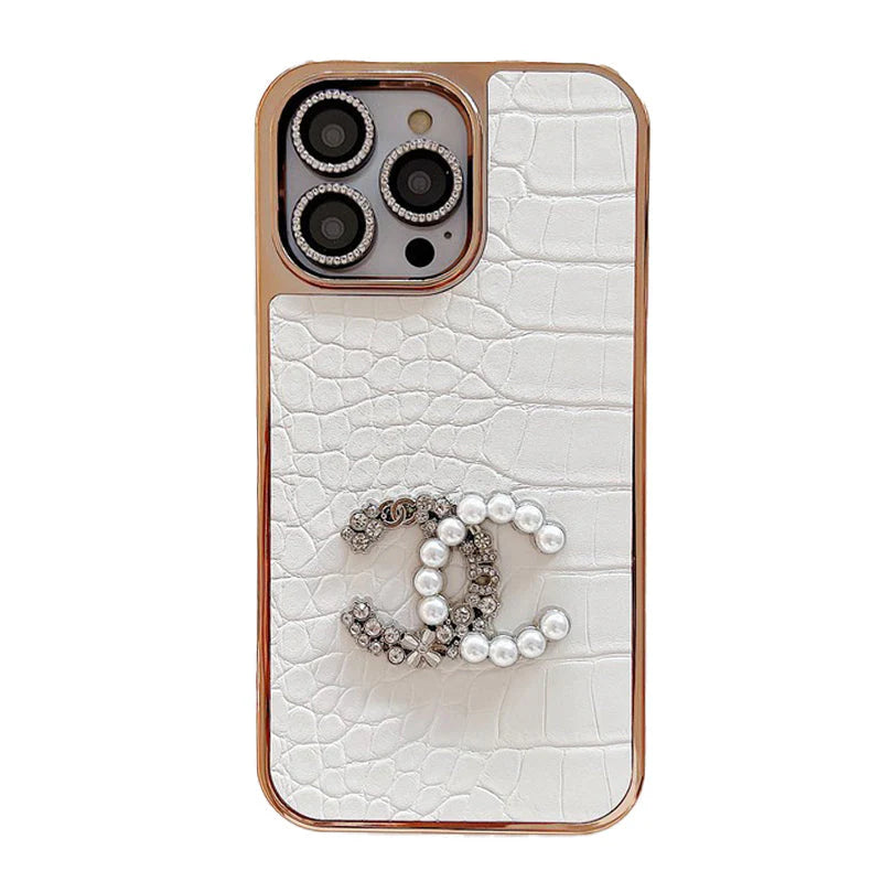 CC Pearl Rose Gold iPhone Case