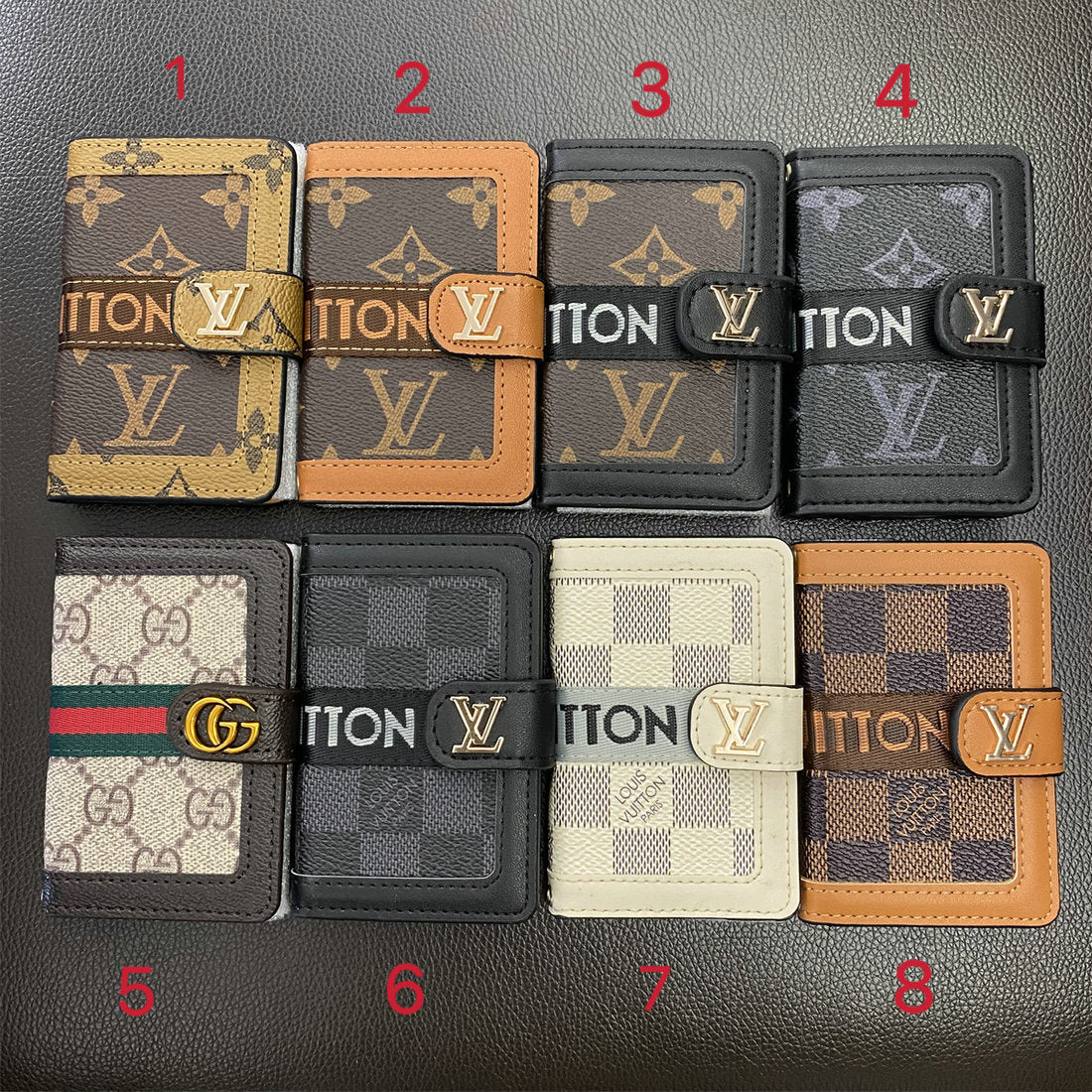 Leather High Quality Flip Card Holder