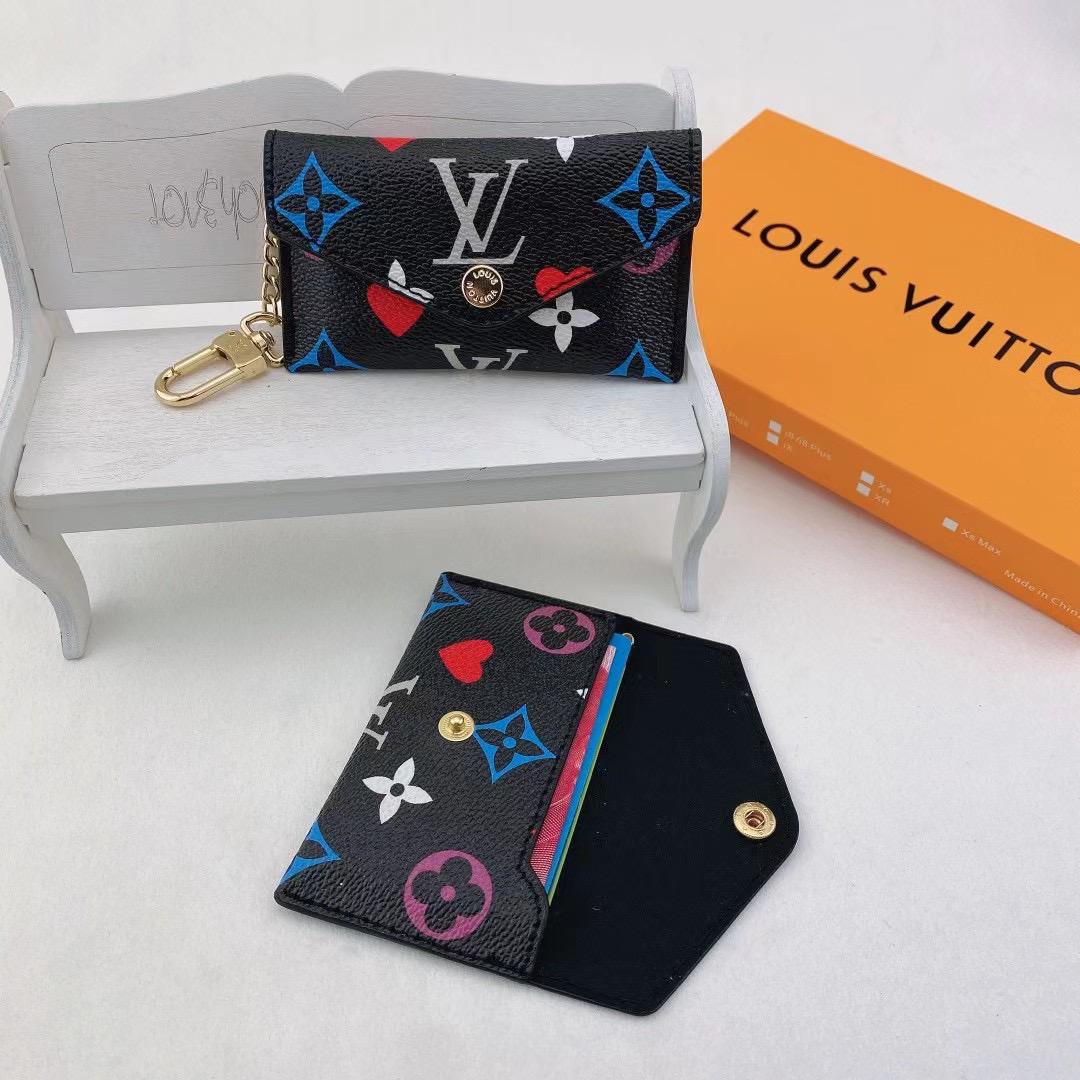 Colorful Keychain Card Pouch