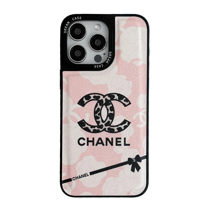CC Camellia Leather iPhone Case
