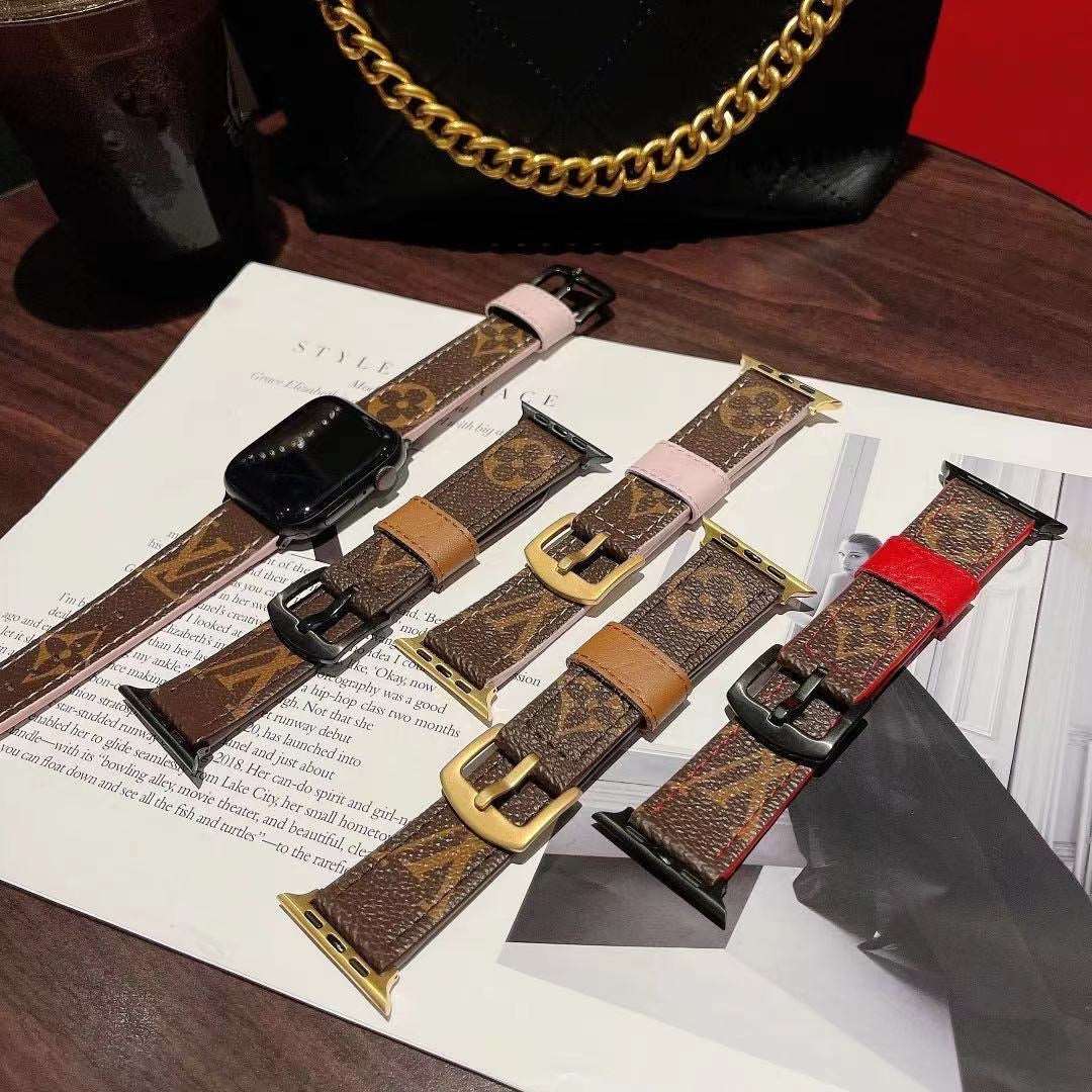 Colorful Leather Apple Watch Straps