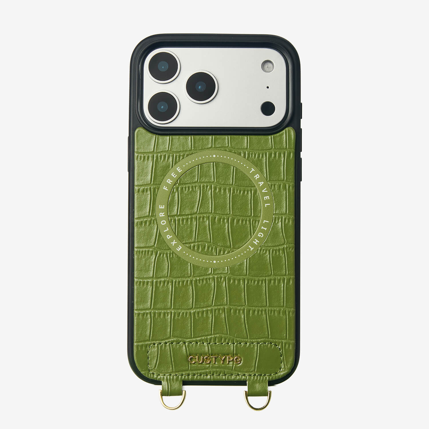 Crocodile Design Set- Wireless Charging Phone Case