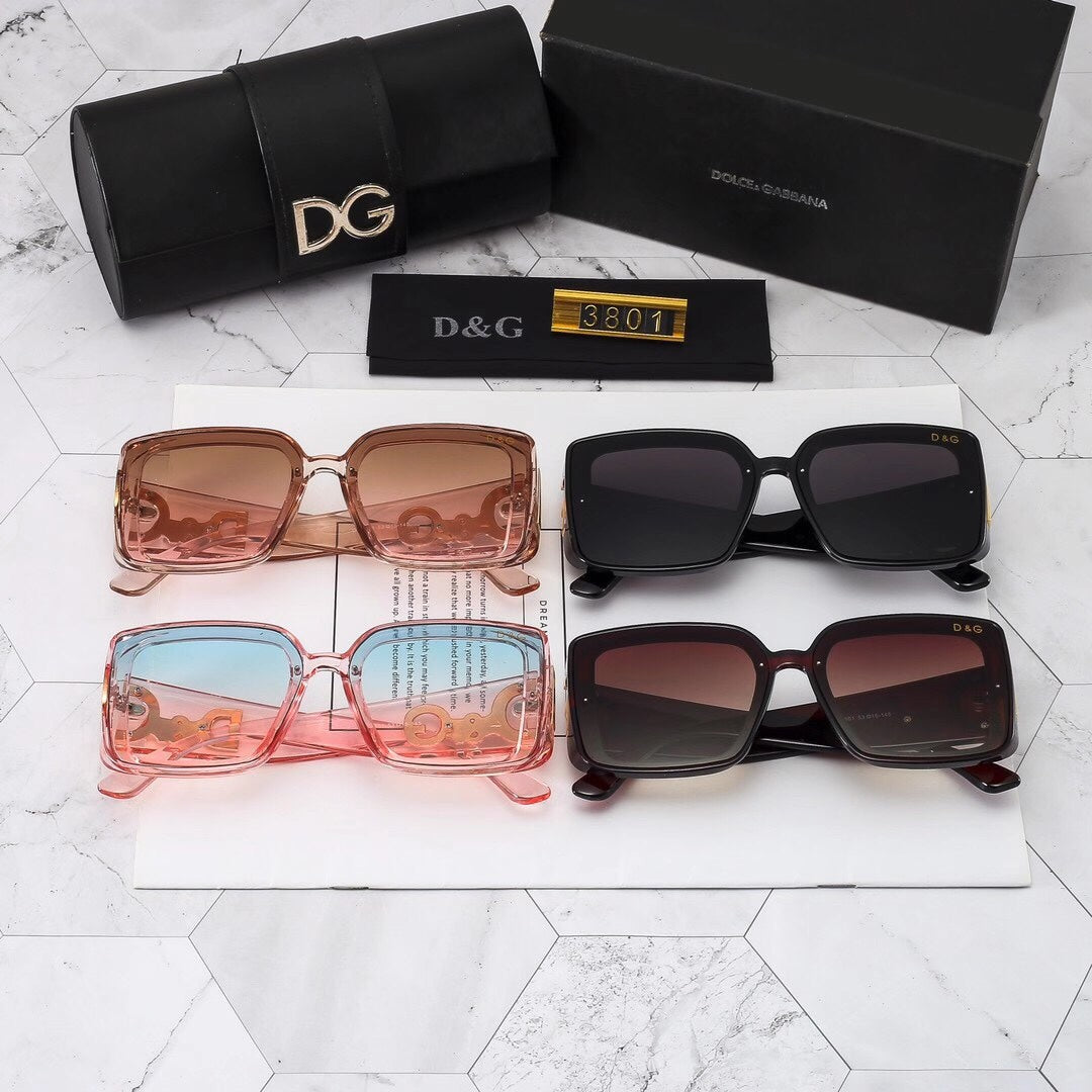 Woman's Thick Frame Fashion Sunglasses 3801s