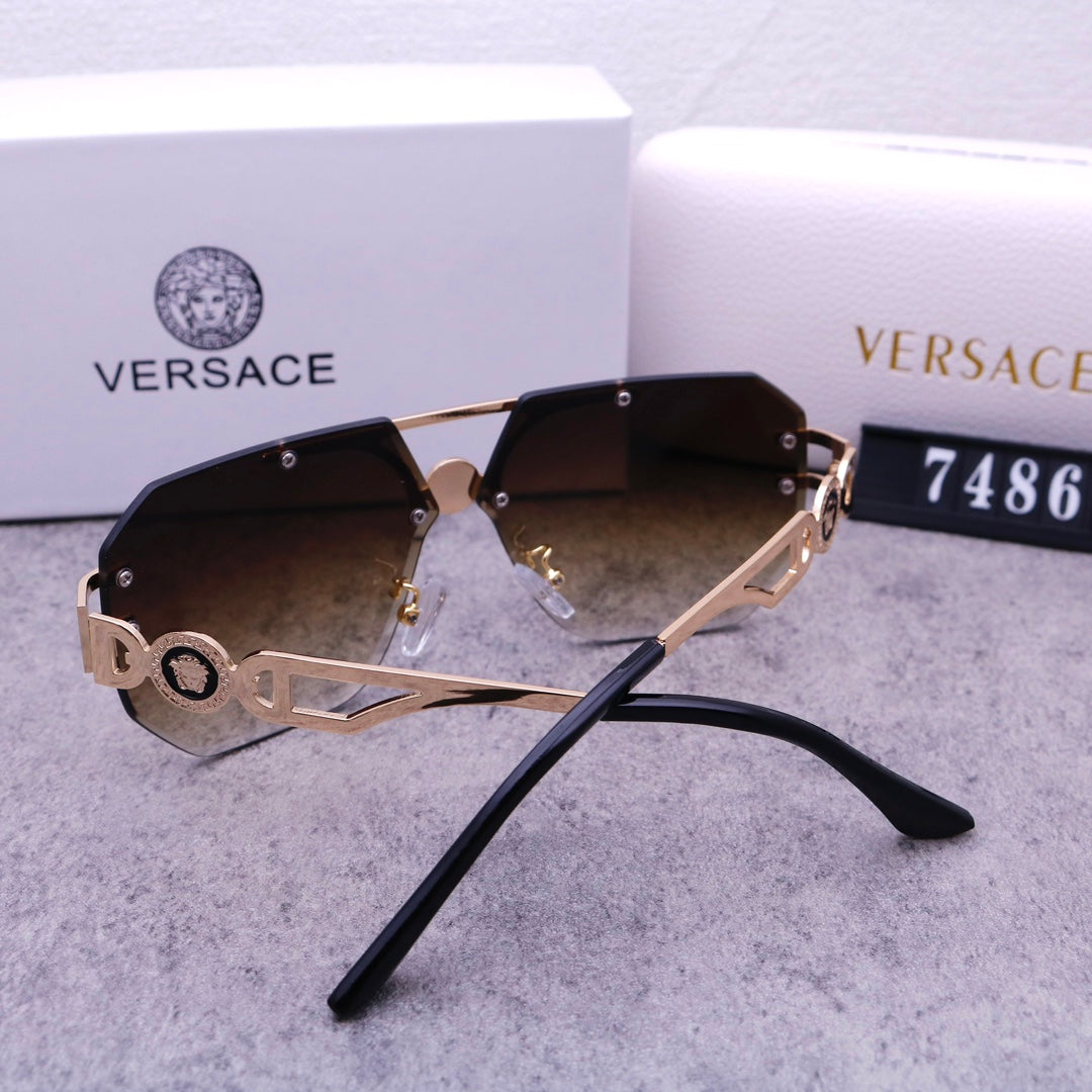 Stylish Medusa Rimless Sunglasses 7486s