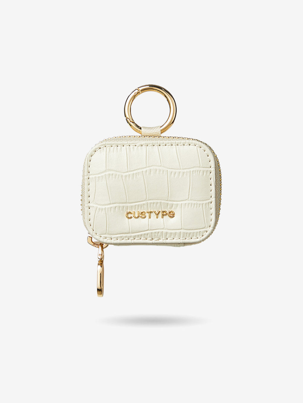 AirPods Pouch- Crocodile Zipper AirPods Case