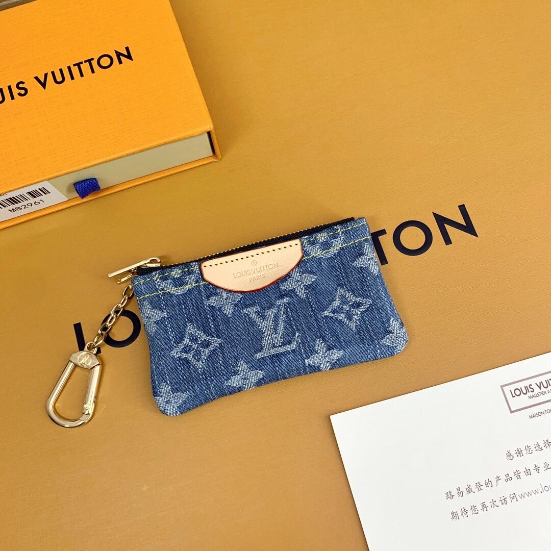 Luxury  Monogram Coin Pouch – Stylish & Compact Keychain Wallets