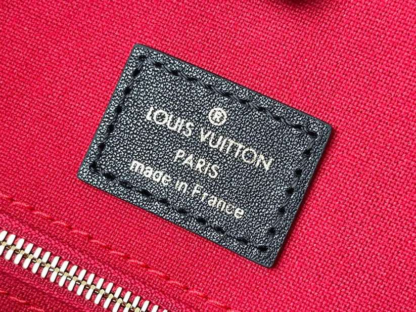 Luxe Monogram Leather Tote BagHandbag-1