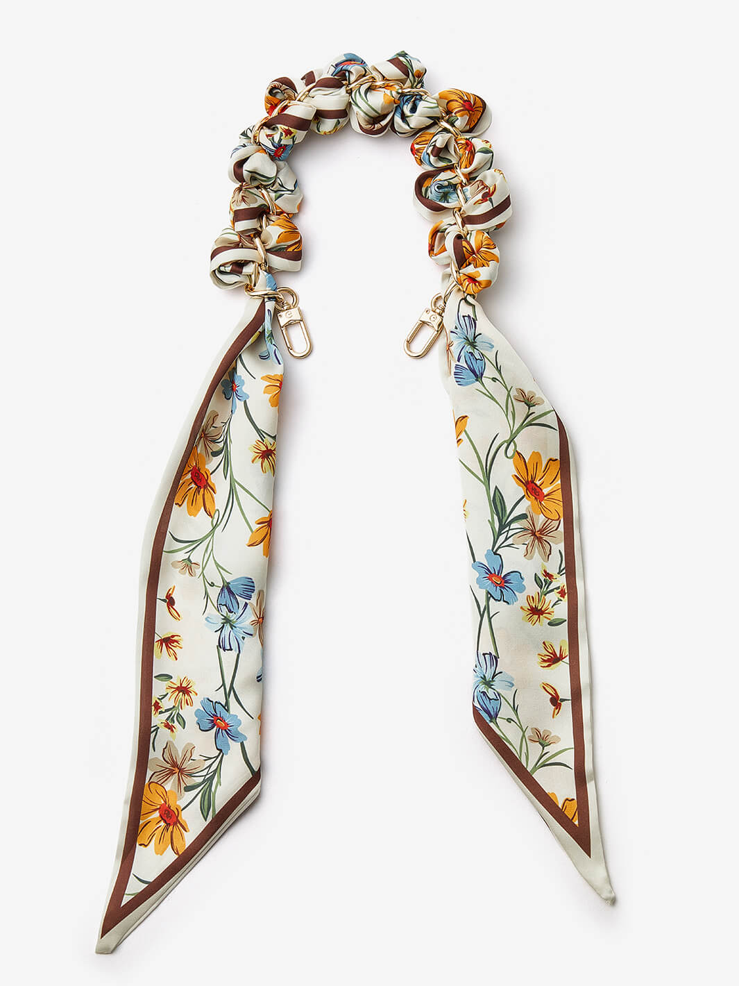 Silk Scarf Phone Case Wrist Strap