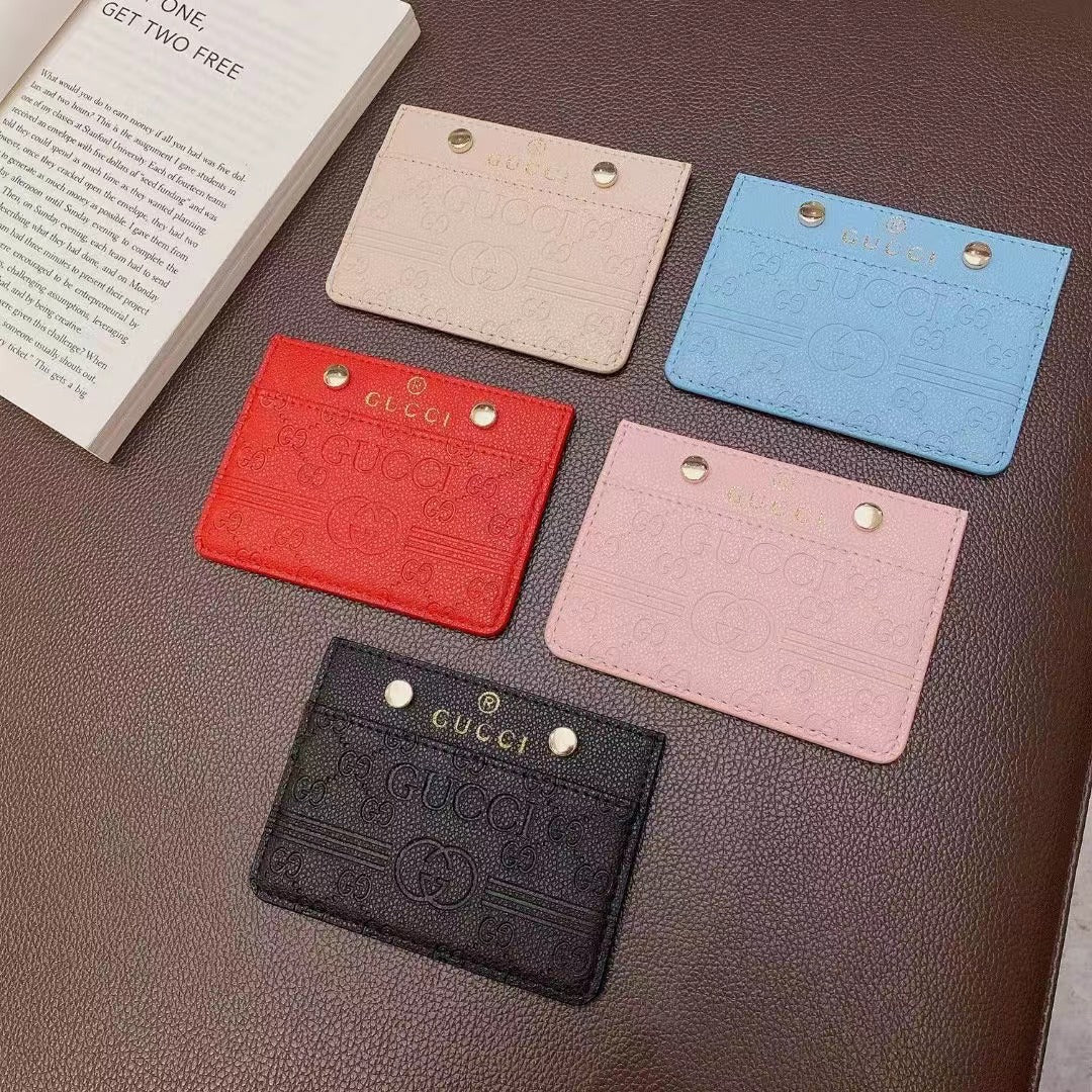 Trendy Colorful Card Holder