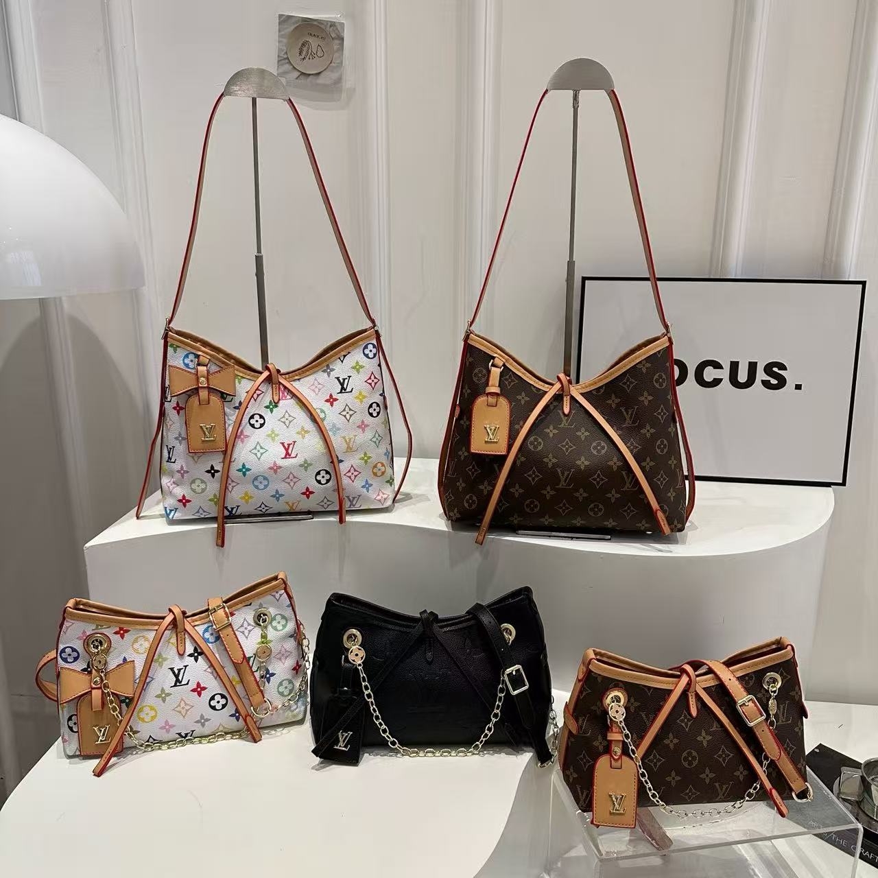 Monogram Cross-Strap Shoulder Bag-1