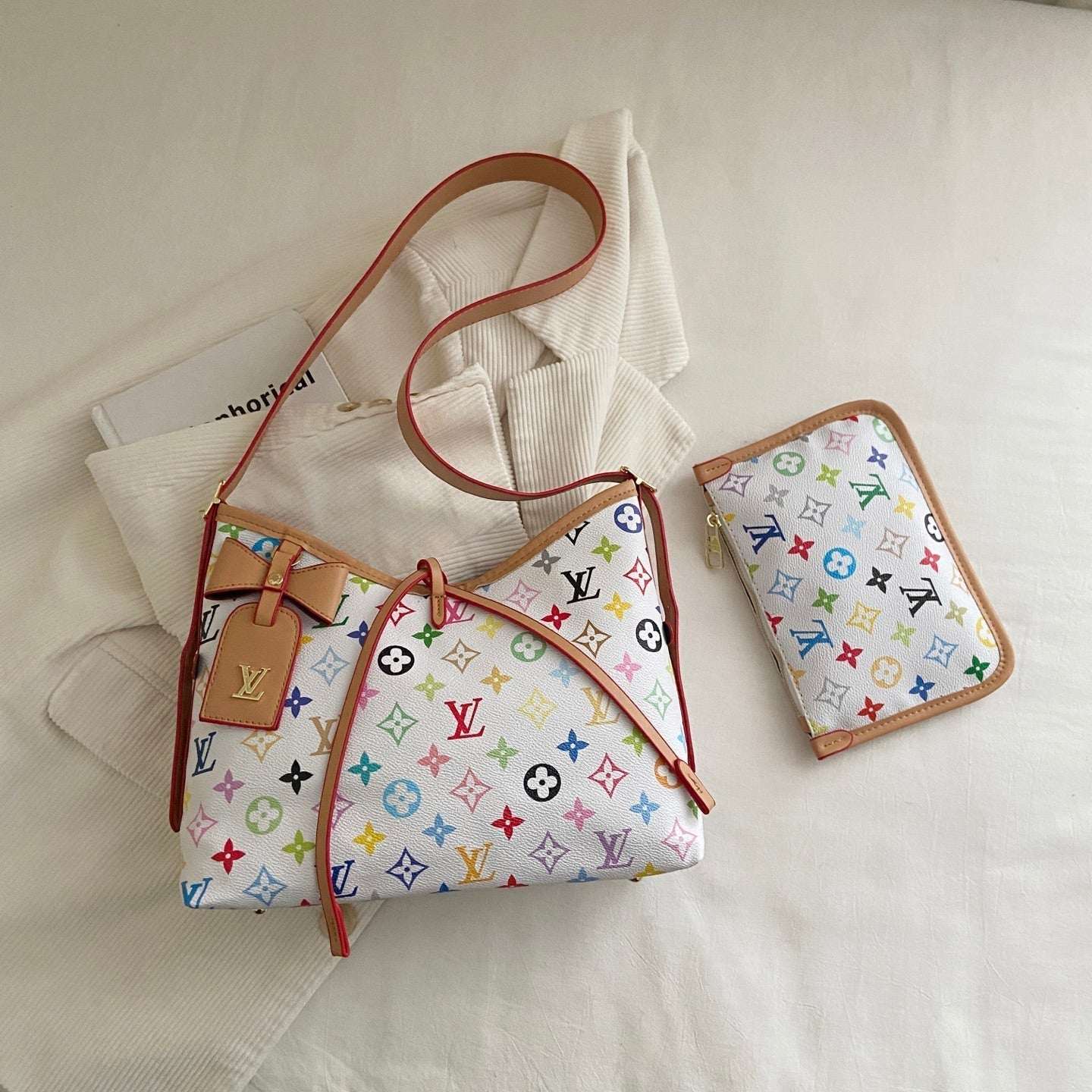 Monogram Cross-Strap Shoulder Bag-1