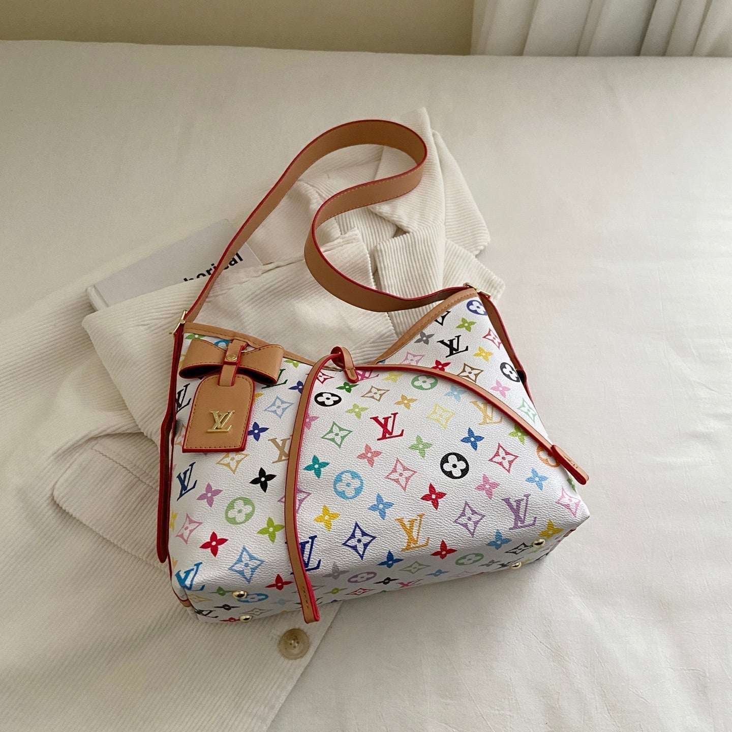 Monogram Cross-Strap Shoulder Bag-1