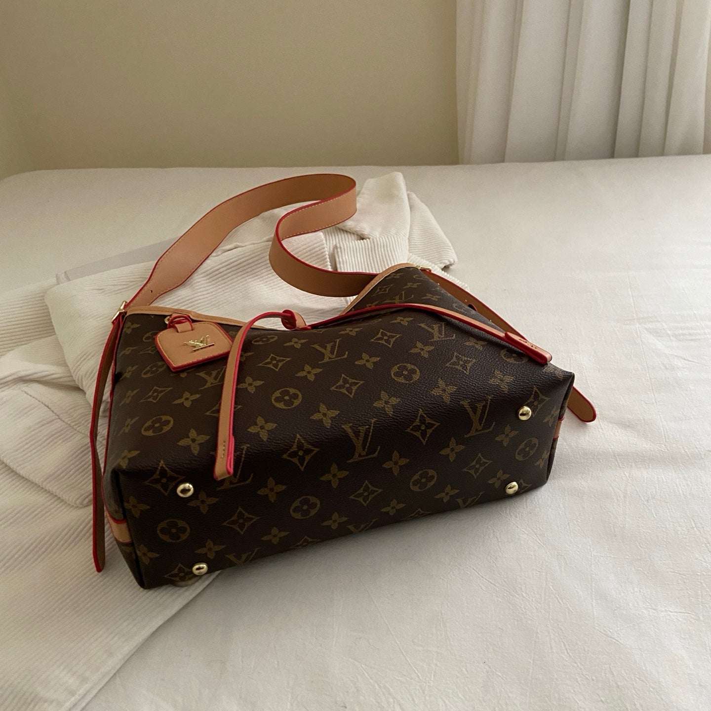 Monogram Cross-Strap Shoulder Bag-1