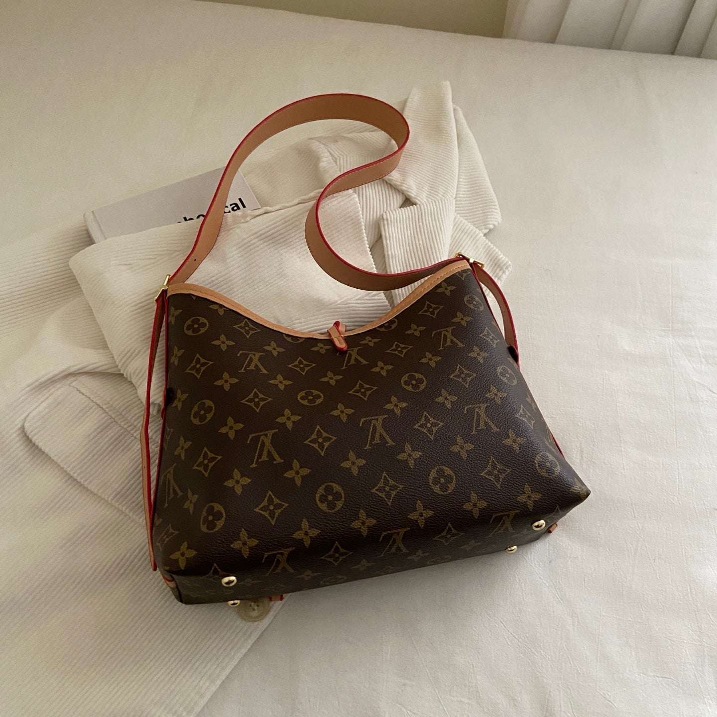 Monogram Cross-Strap Shoulder Bag-1