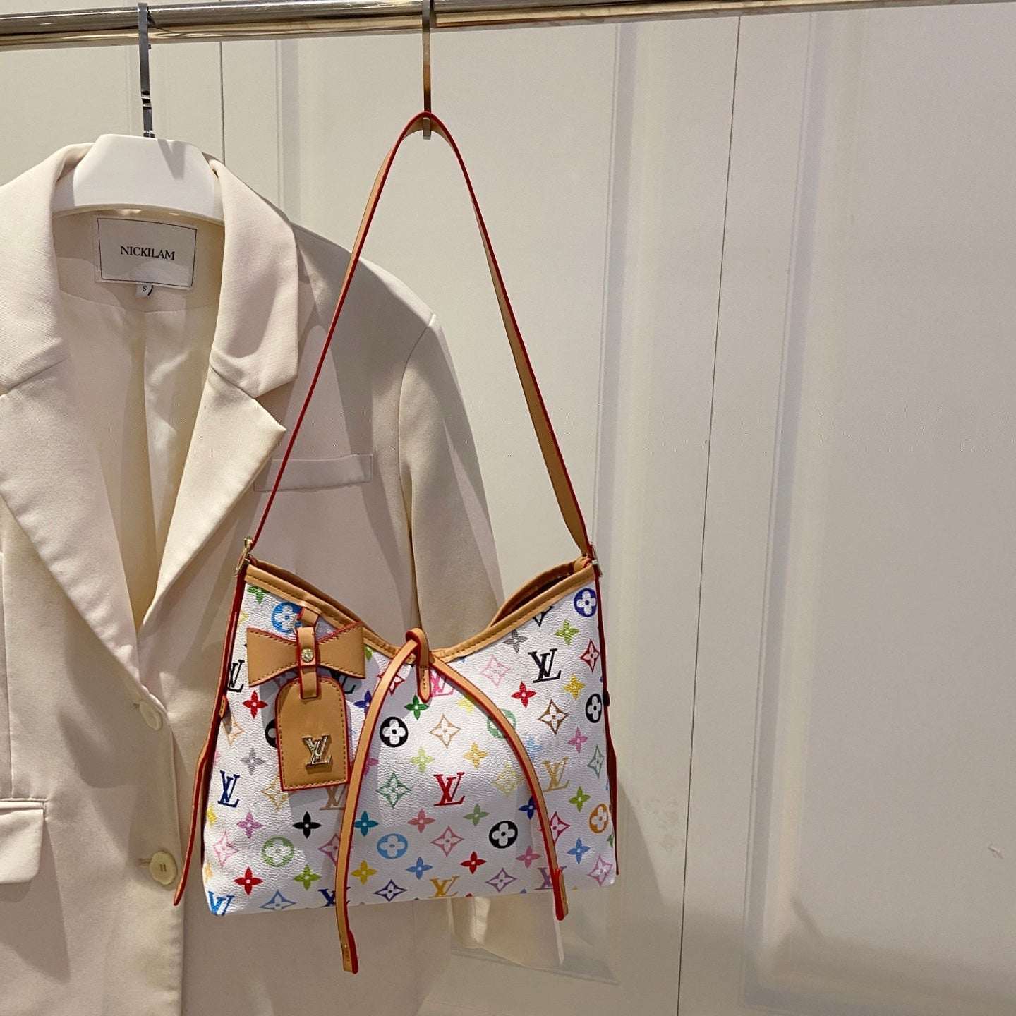 Monogram Cross-Strap Shoulder Bag-1