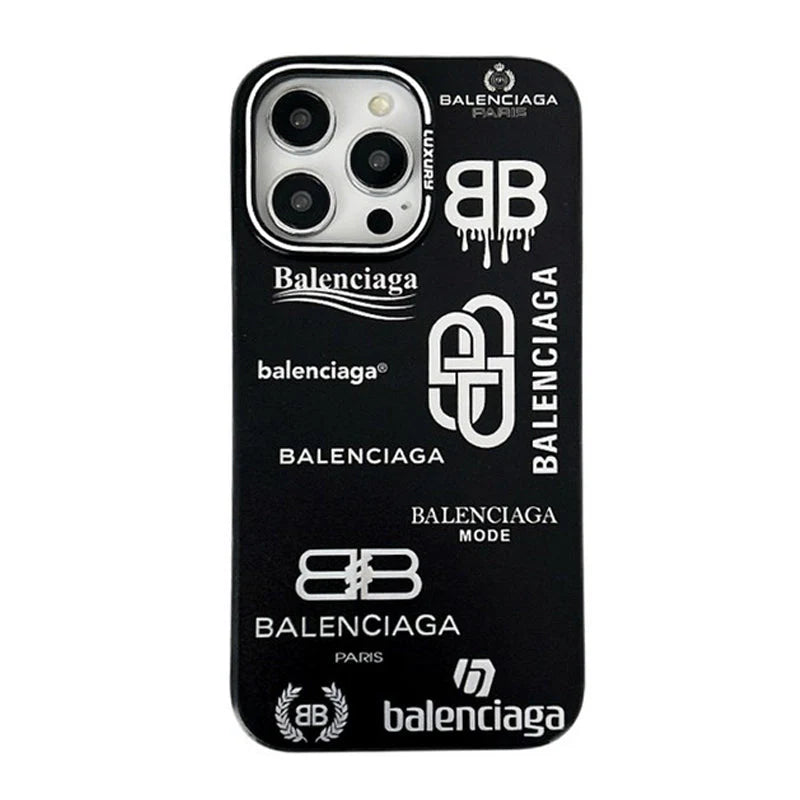 BB Black & Silver iPhone Case