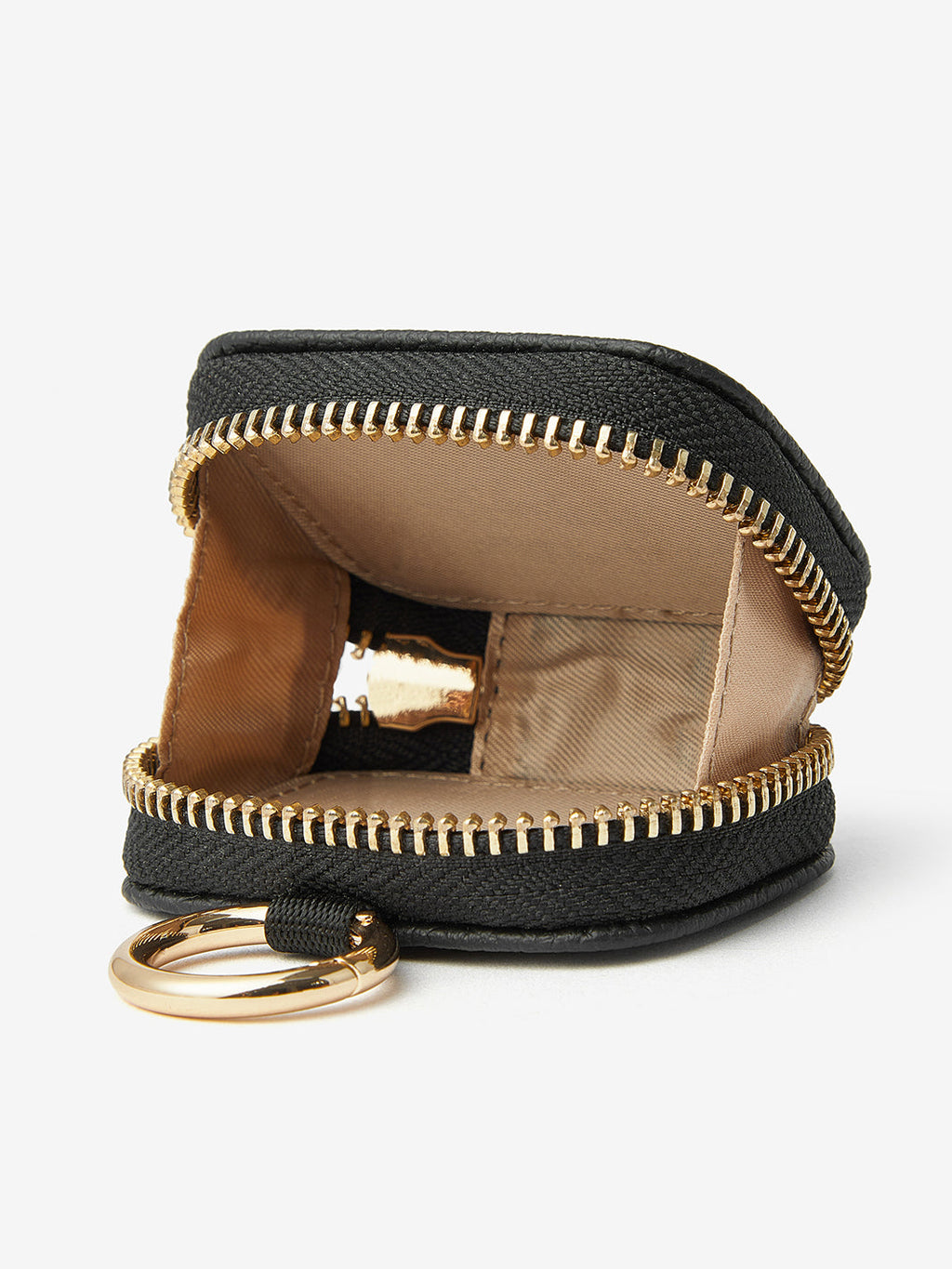 AirPods Pouch- Lychee Leather Mini Zip Pouch for Air Pods