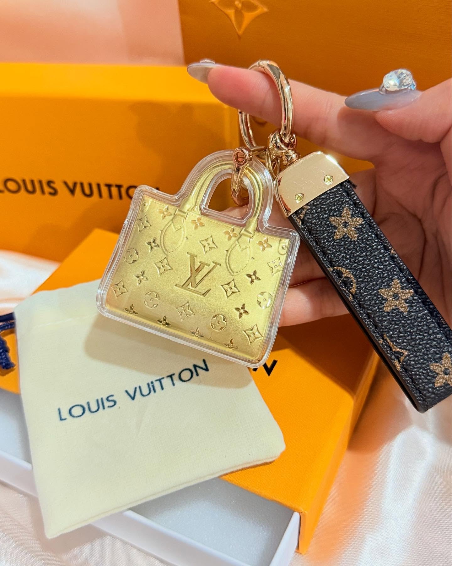 Keychain Gold Mini Bags