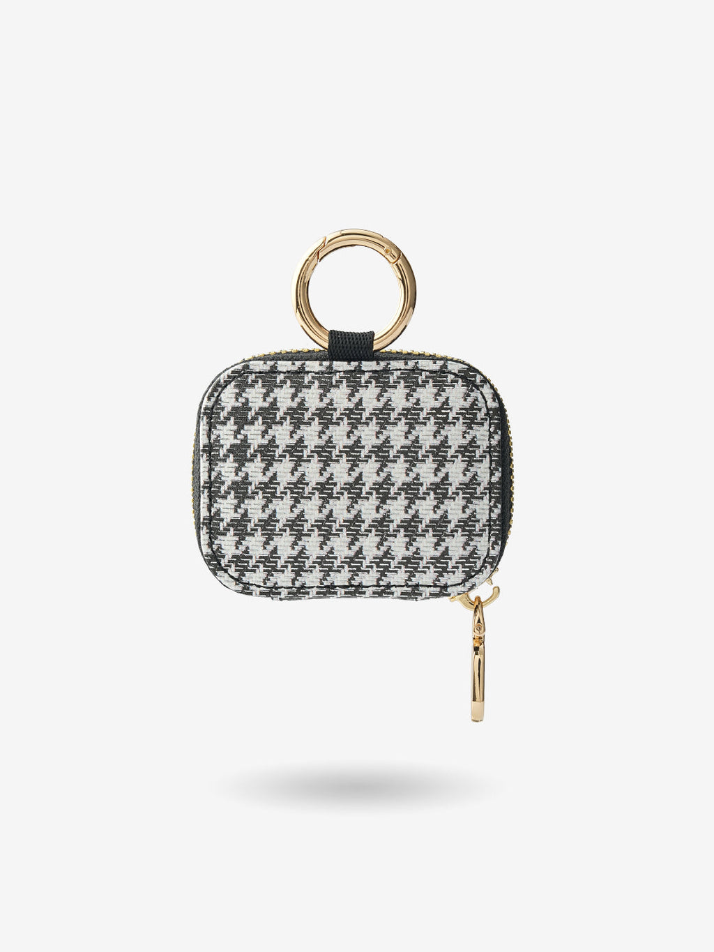 AirPods Pouch- Lychee Leather Mini Zip Pouch for Air Pods