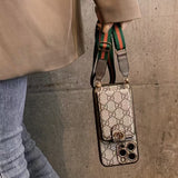 Brown Holder Phone Case For iPhone