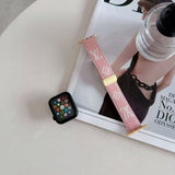 New Butterfly Buckle Leather Apple Watch Straps