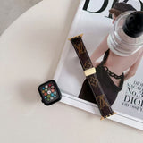 New Butterfly Buckle Leather Apple Watch Straps
