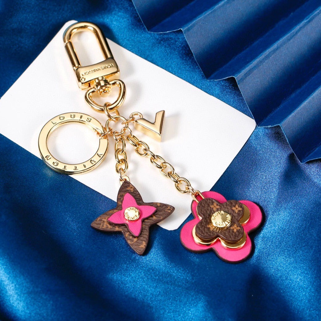 Rose Red Pendant Keychain