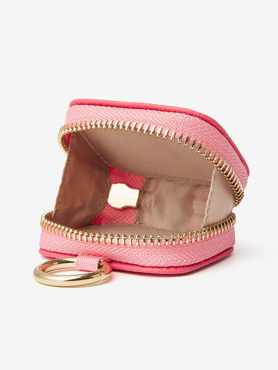 AirPods Pouch- Lychee Leather Mini Zip Pouch for Air Pods