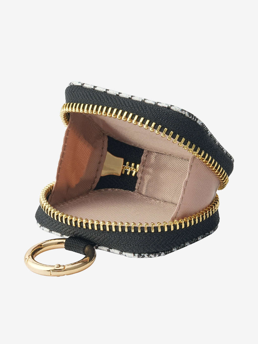 AirPods Pouch- Lychee Leather Mini Zip Pouch for Air Pods