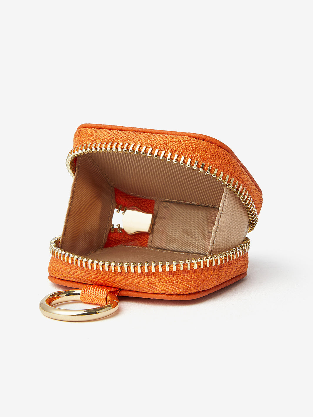 AirPods Pouch- Lychee Leather Mini Zip Pouch for Air Pods