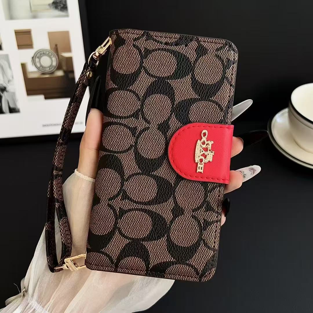 New Leather Wallet Design Phone Case For iPhone