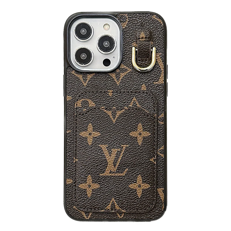 Lou Card Holder Leather iPhone Case