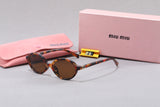 Leopard Print Square Frame RetroGlasses & Sunglasses-5