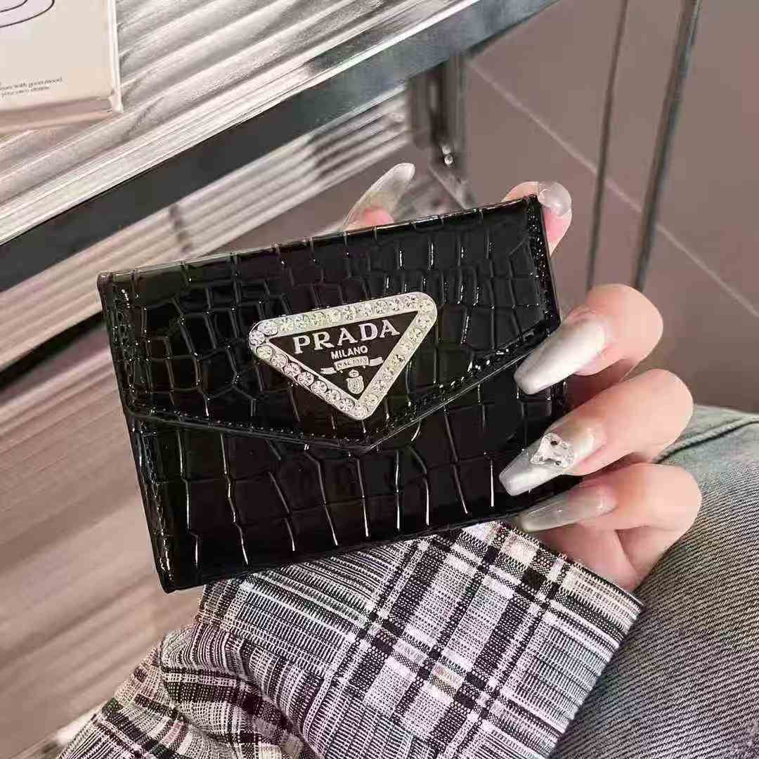 New Black Card Holder Coin Wallet