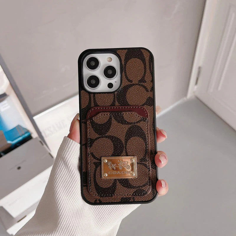Coa Card Bag Leather iPhone Case