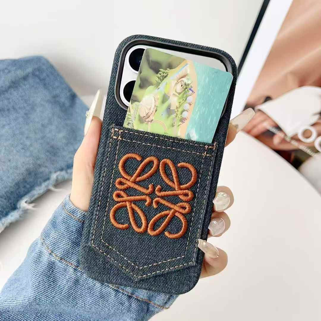 Denim design Phone Case For iPhone