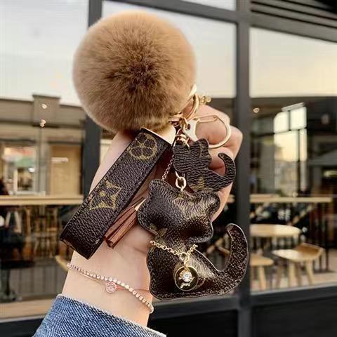 Cat Ball Pendant Keychain