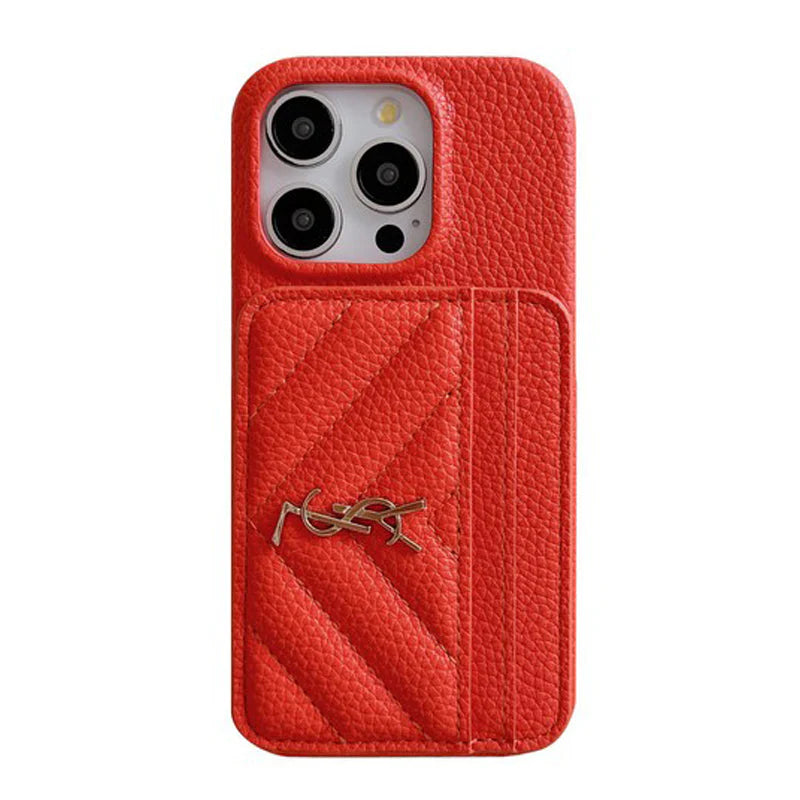 Saint Card Bag Leather iPhone Case