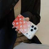 Orange Transparent Phone Case For iPhone