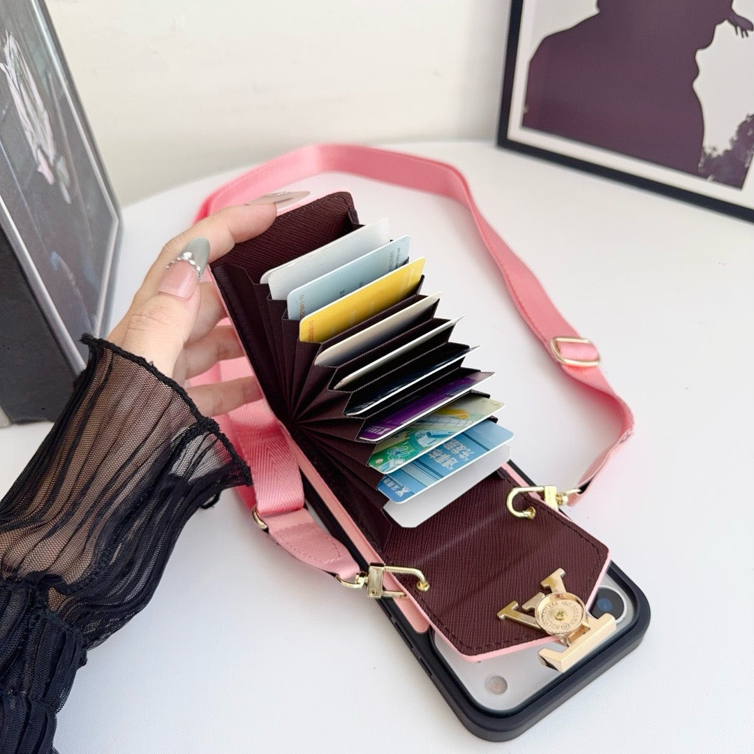 Fresh Card Wallet Design Phone Case For iPhone