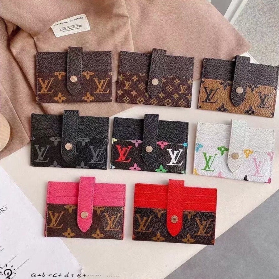 Colorful Rose Card Holder