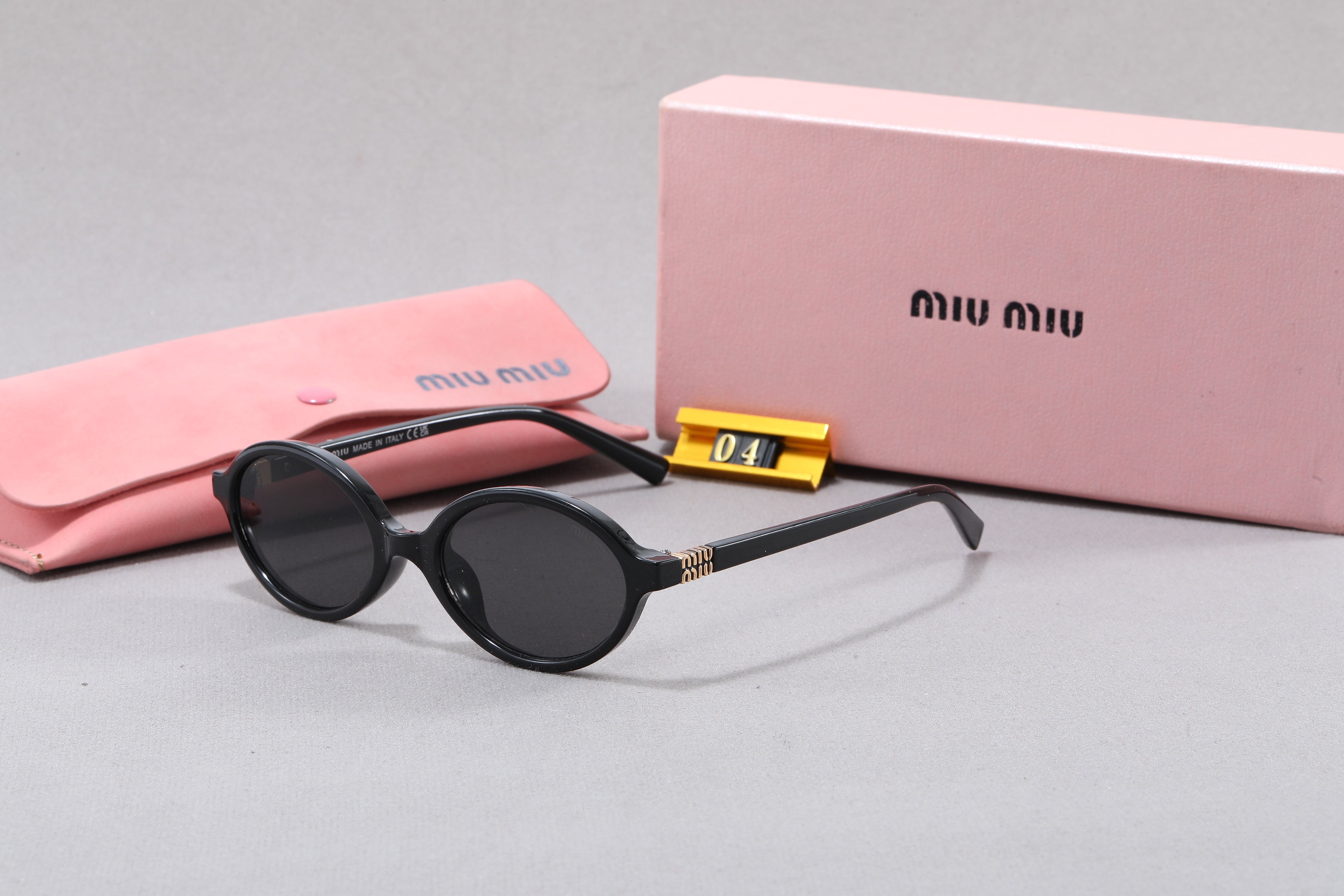 Leopard Print Square Frame RetroGlasses & Sunglasses-5