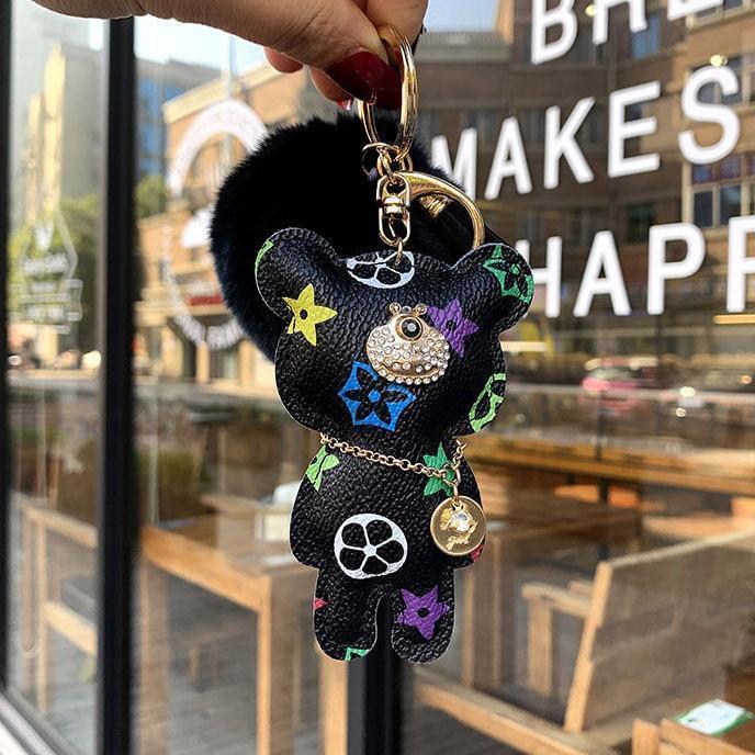 Bear Ball Pendant Keychain