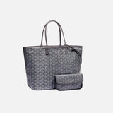 Parisian Luxury Geometric Tote Bag – Elegant & Versatile-1