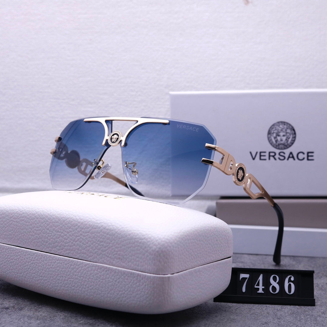 Stylish Medusa Rimless Sunglasses 7486s
