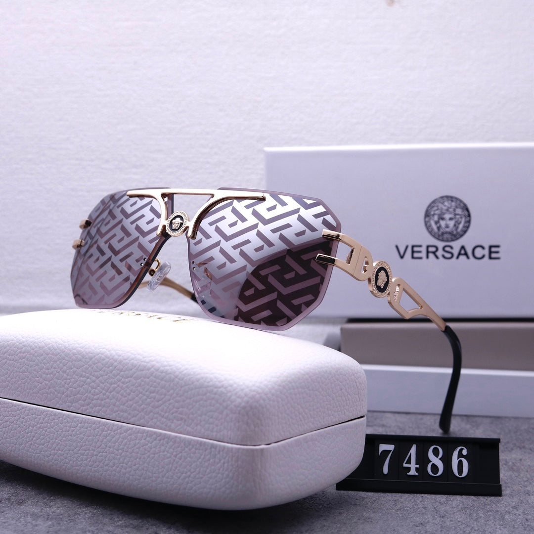 Stylish Medusa Rimless Sunglasses 7486s